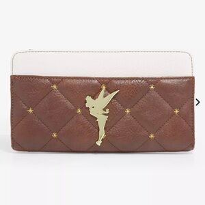 Loungefly Disney Peter Pan Tinker Bell Quilted Wallet